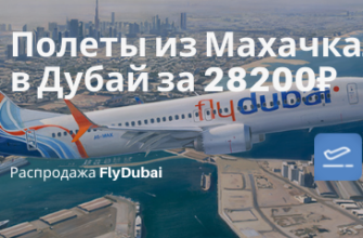 Новости - Подешевело! Прямые чартеры из Махачкалы в Дубай за 28200₽ туда-обратно с FlyDubai
