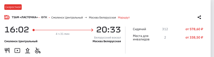 6 коротких путешествий из Москвы: билеты на скоростные поезда ДО 1700 рублей