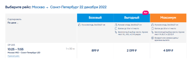20 (!) вариантов полетать по России в декабре от 599 рублей