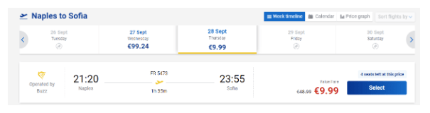 9 билетов по Европе на лето-осень за 9.99 евро [сколько это в рублях?]