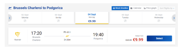 9 билетов по Европе на лето-осень за 9.99 евро [сколько это в рублях?]