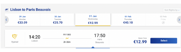 Полеты по Европе, в Марокко и на Ближний Восток за 1250 рублей (январь)