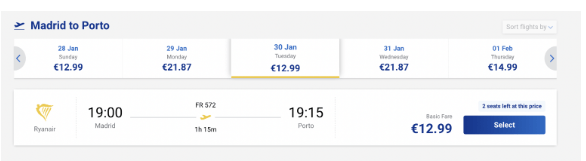 Полеты по Европе, в Марокко и на Ближний Восток за 1250 рублей (январь)