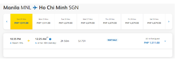 Большая распродажа Cebu Pacific: полеты за 1 PHP + сборы