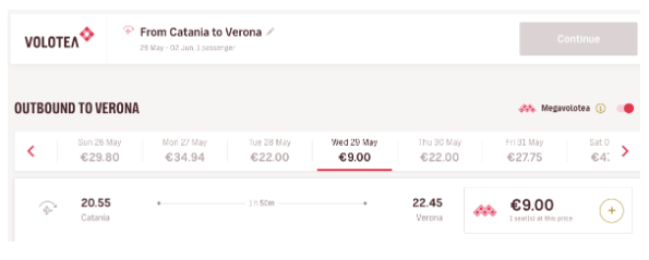 Акция от Volotea: полеты по Европе от 9 евро (даже на лето)