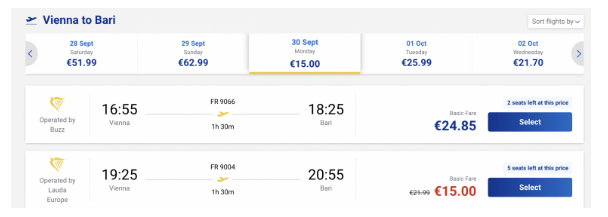 Немного акций от европейских лоукостеров: Wizz, Ryanair, Vueling и Air Baltic в игре