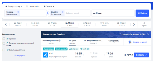Распродажа Ajet: полеты из Европы в Турцию от 29 евро