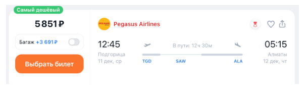 Балканщина: из Уфы и Казани в Боснию и Герцеговину, Черногорию и Сербию от 11500 рублей в одну сторону / от 23000 рублей туда-сюда
