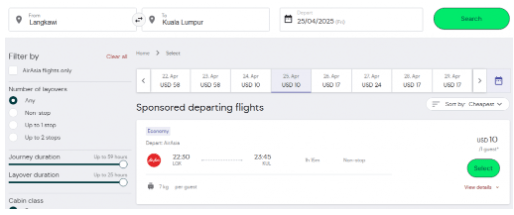 Распродажа лоукоста AirAsia: билеты от 975 ₽ в одну сторону