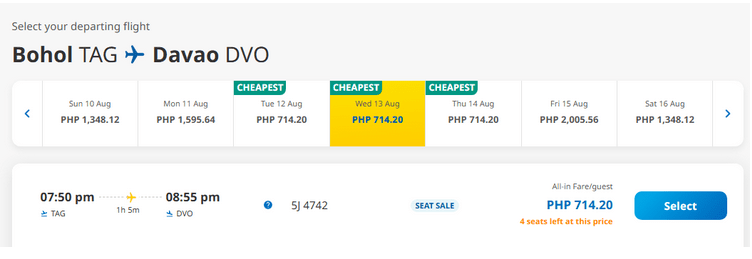 Большая распродажа Cebu Pacific: полеты за 1 PHP + сборы