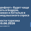 Новости - «Аэрофлот» будет чаще летать в Бодрум, Даламан и Анталью в период высокого спроса. Новости туризма от 15.06.2026